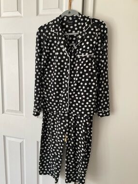kate spade Black and White Floral Dot Top